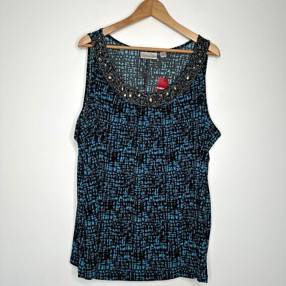 Avenue Tank Top‎ Size 26 Beaded